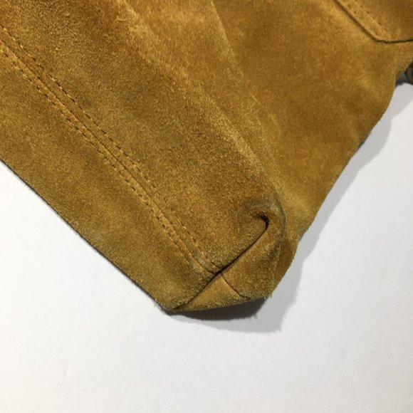 Boho Fringe Leather Purse, Suede Leather Bag with Fringe, Hippie Bag - Picture 6 of 12